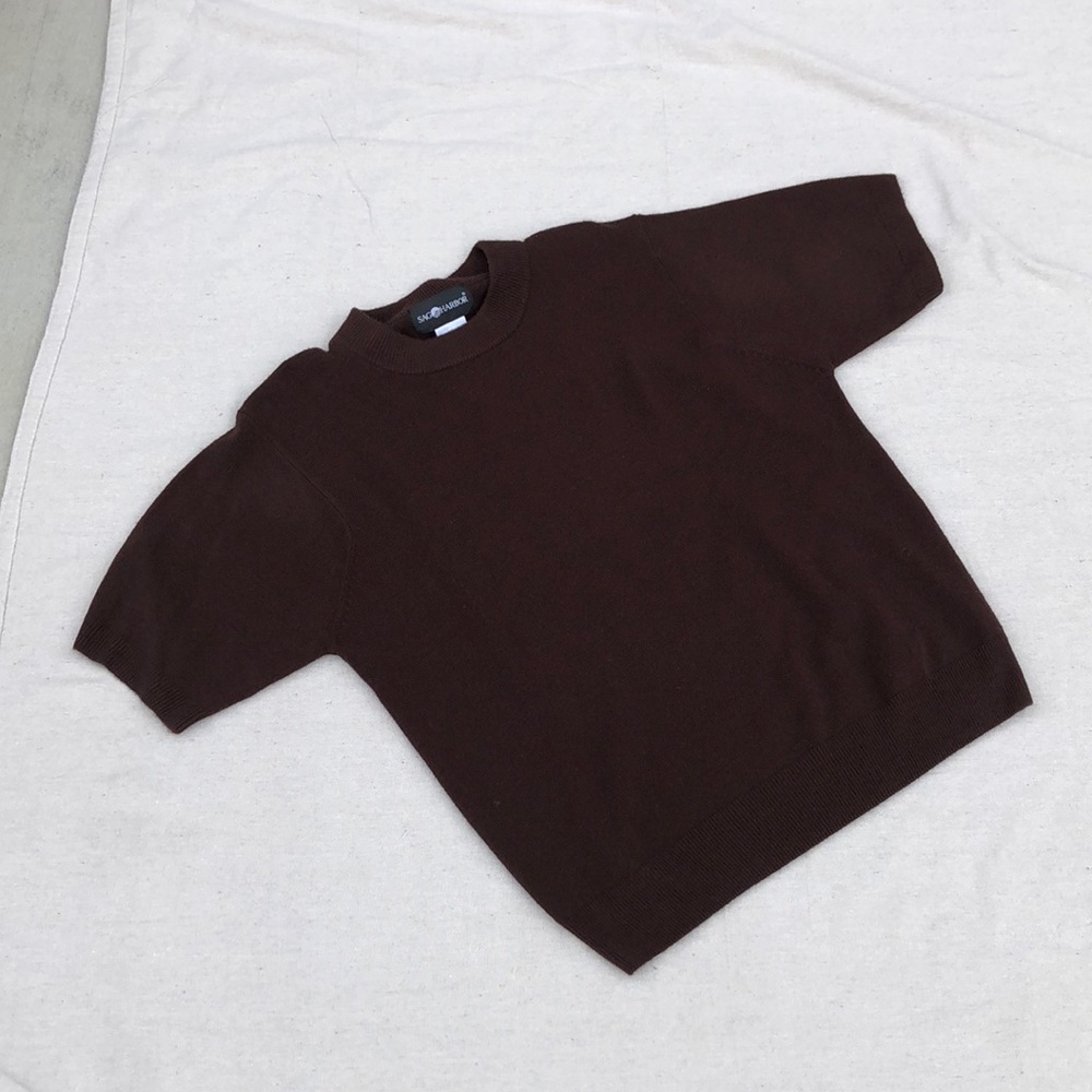 vintage chocolate brown sweater